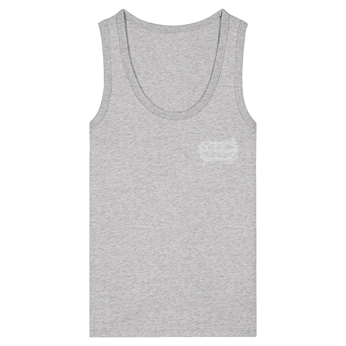 The REAL LOVE BASiCS - Womens Organic Fitted Tank Top