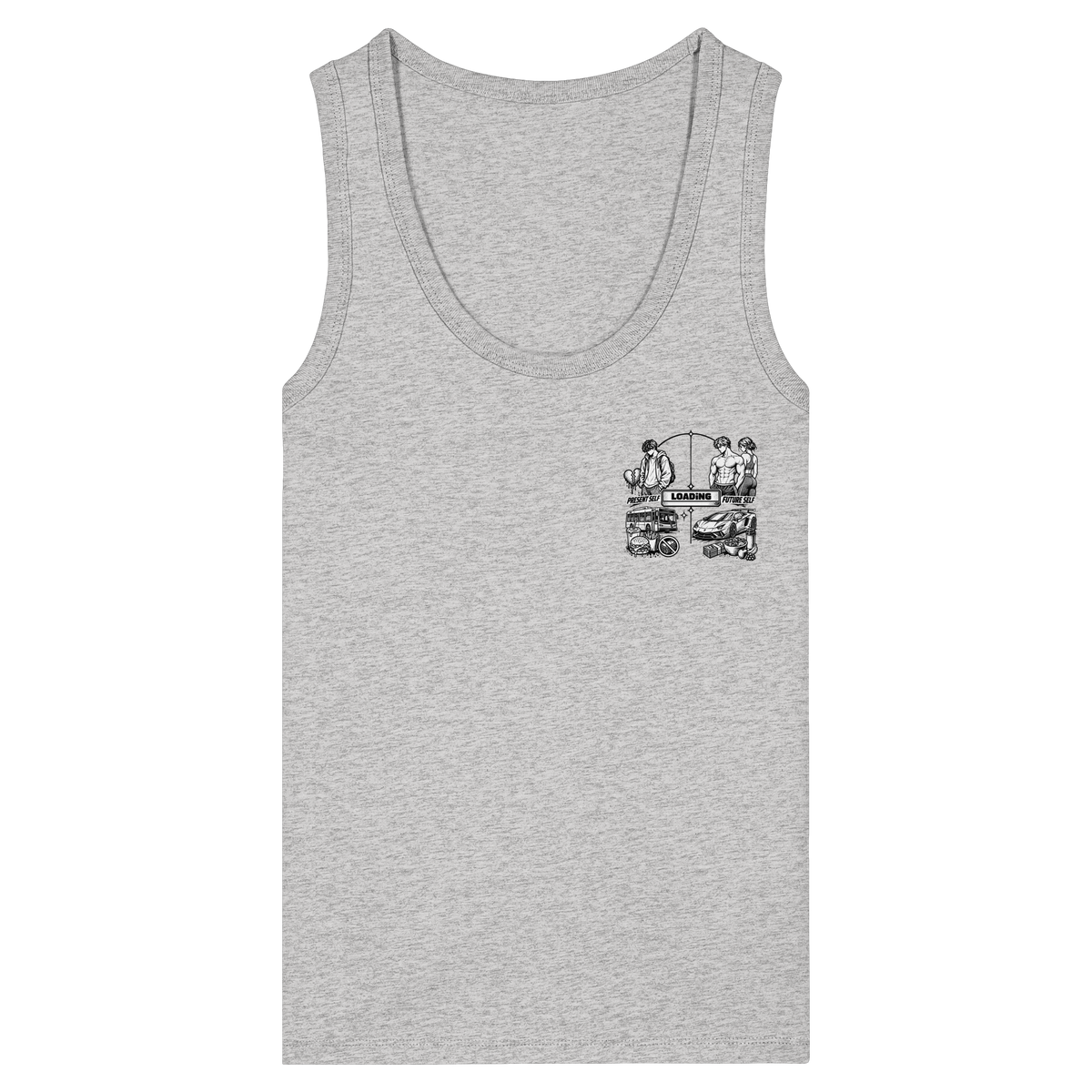 LOADiNG BASiCS - Womens Organic Fitted Tank Top