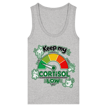 low CORTiSOL - Womens Organic Fitted Tank Top