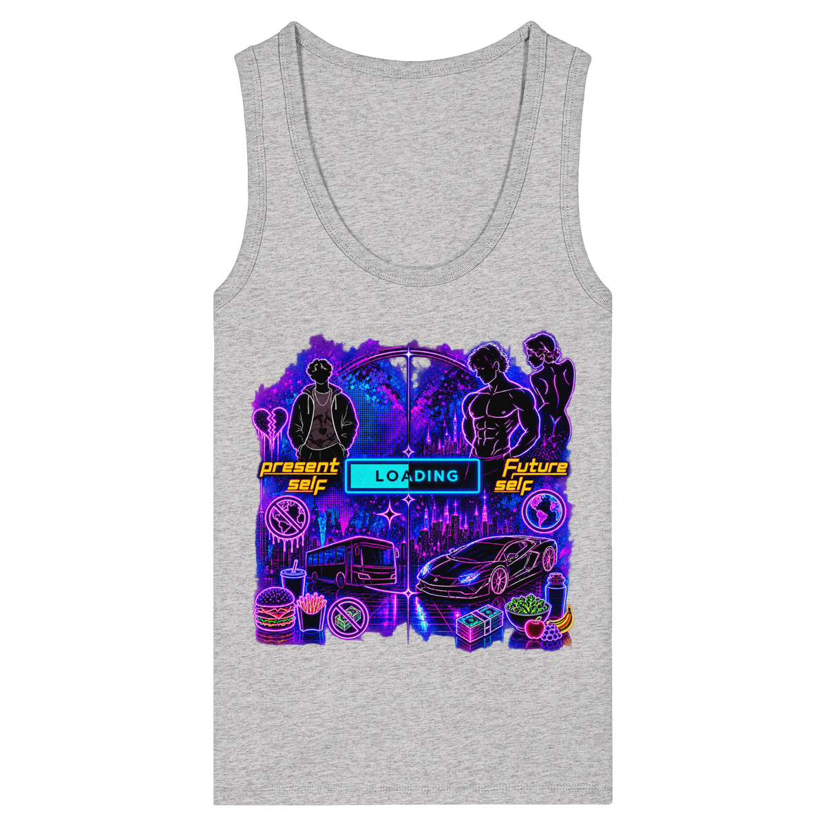 LOADiNG - Womens Organic Fitted Tank Top