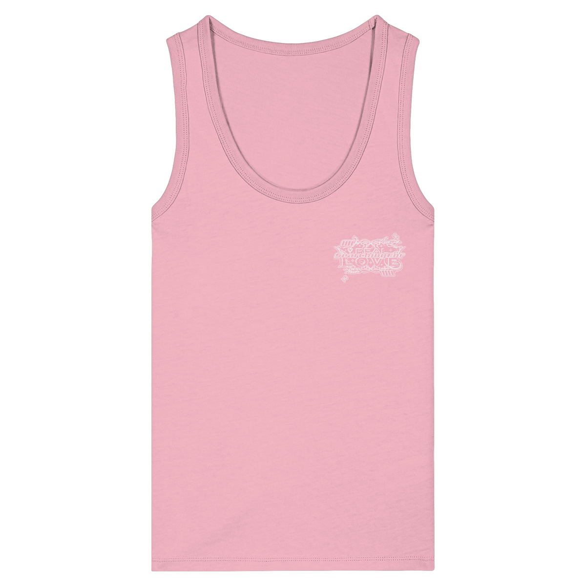 The REAL LOVE BASiCS - Womens Organic Fitted Tank Top