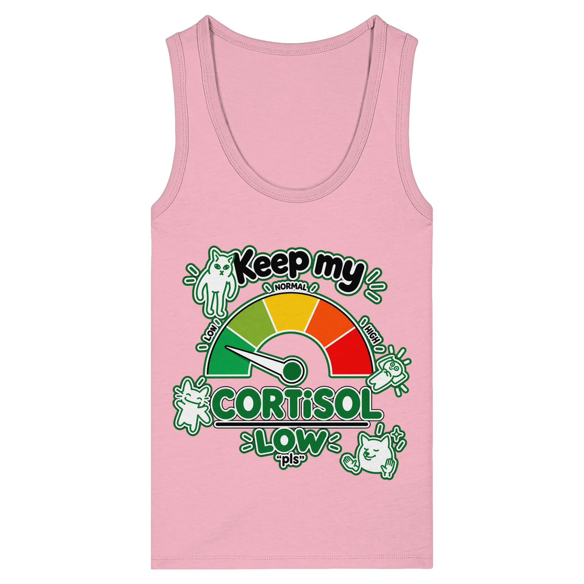 low CORTiSOL - Womens Organic Fitted Tank Top