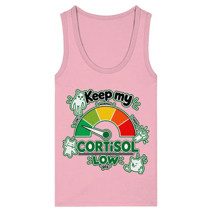low CORTiSOL - Womens Organic Fitted Tank Top
