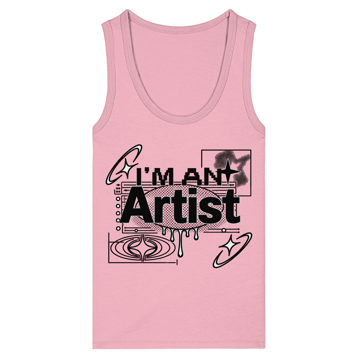 The Artist BASiCS - Womens Organic Fitted Tank Top