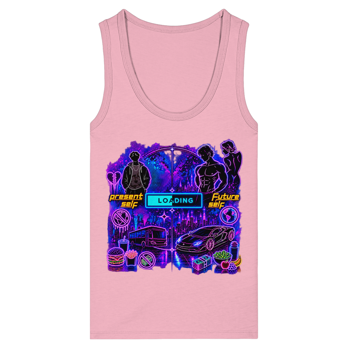 LOADiNG - Womens Organic Fitted Tank Top
