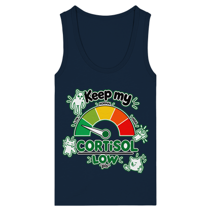 low CORTiSOL - Womens Organic Fitted Tank Top