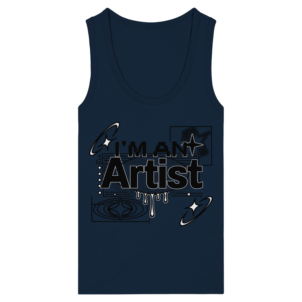 The Artist BASiCS - Womens Organic Fitted Tank Top