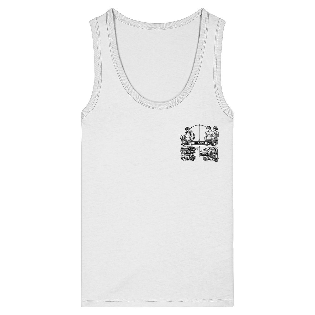 LOADiNG BASiCS - Womens Organic Fitted Tank Top