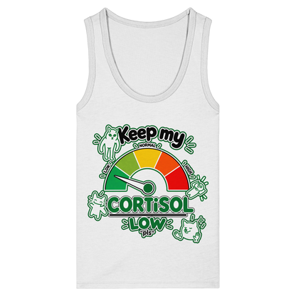 low CORTiSOL - Womens Organic Fitted Tank Top
