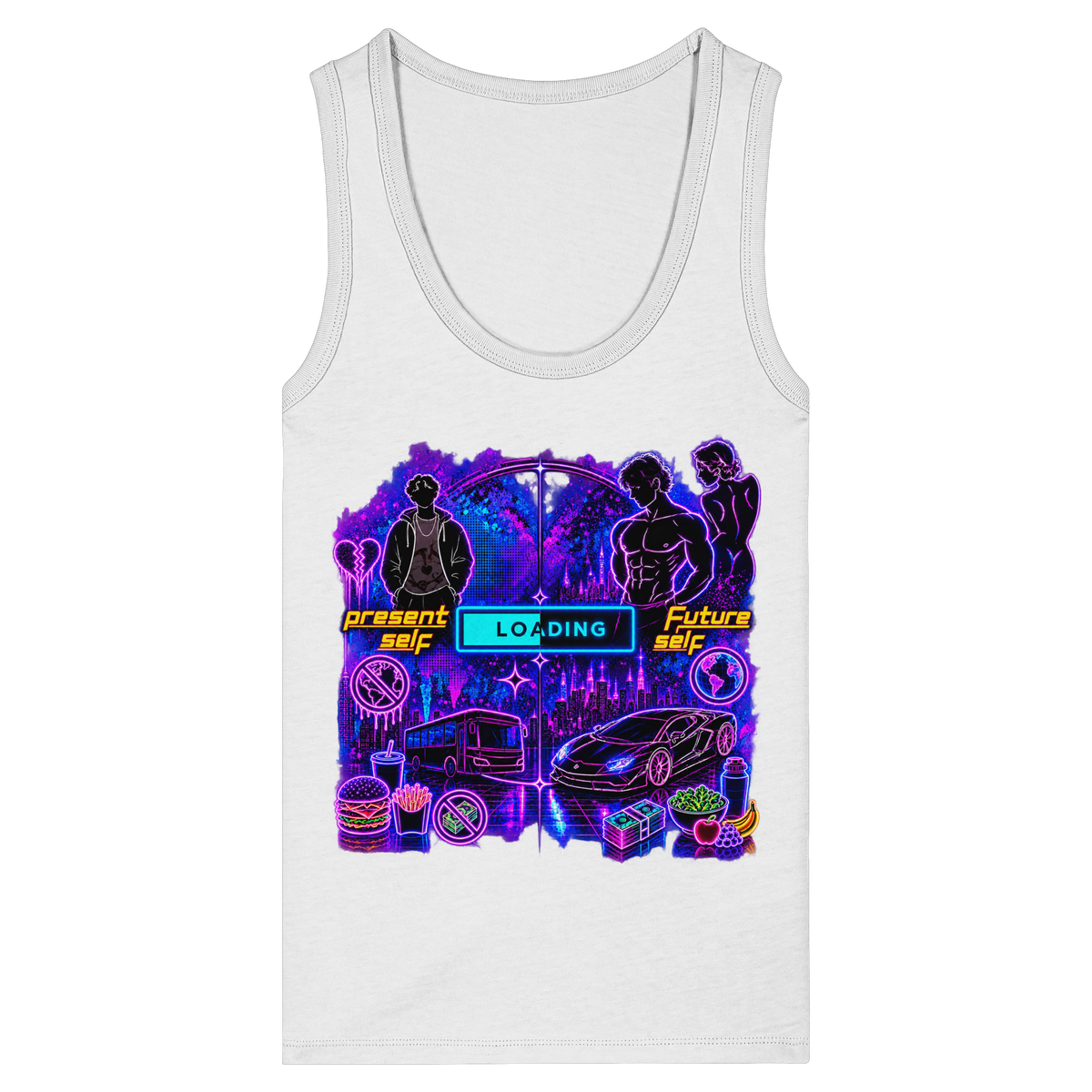 LOADiNG - Womens Organic Fitted Tank Top