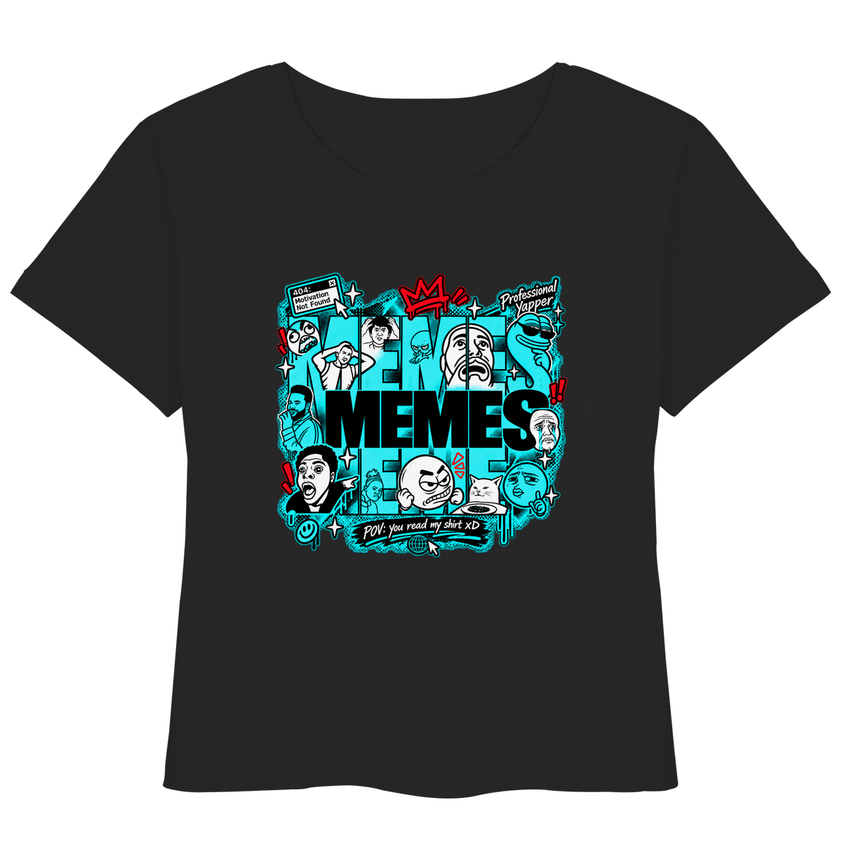 The Meme - Womens Organic Lightweight T-Shirt