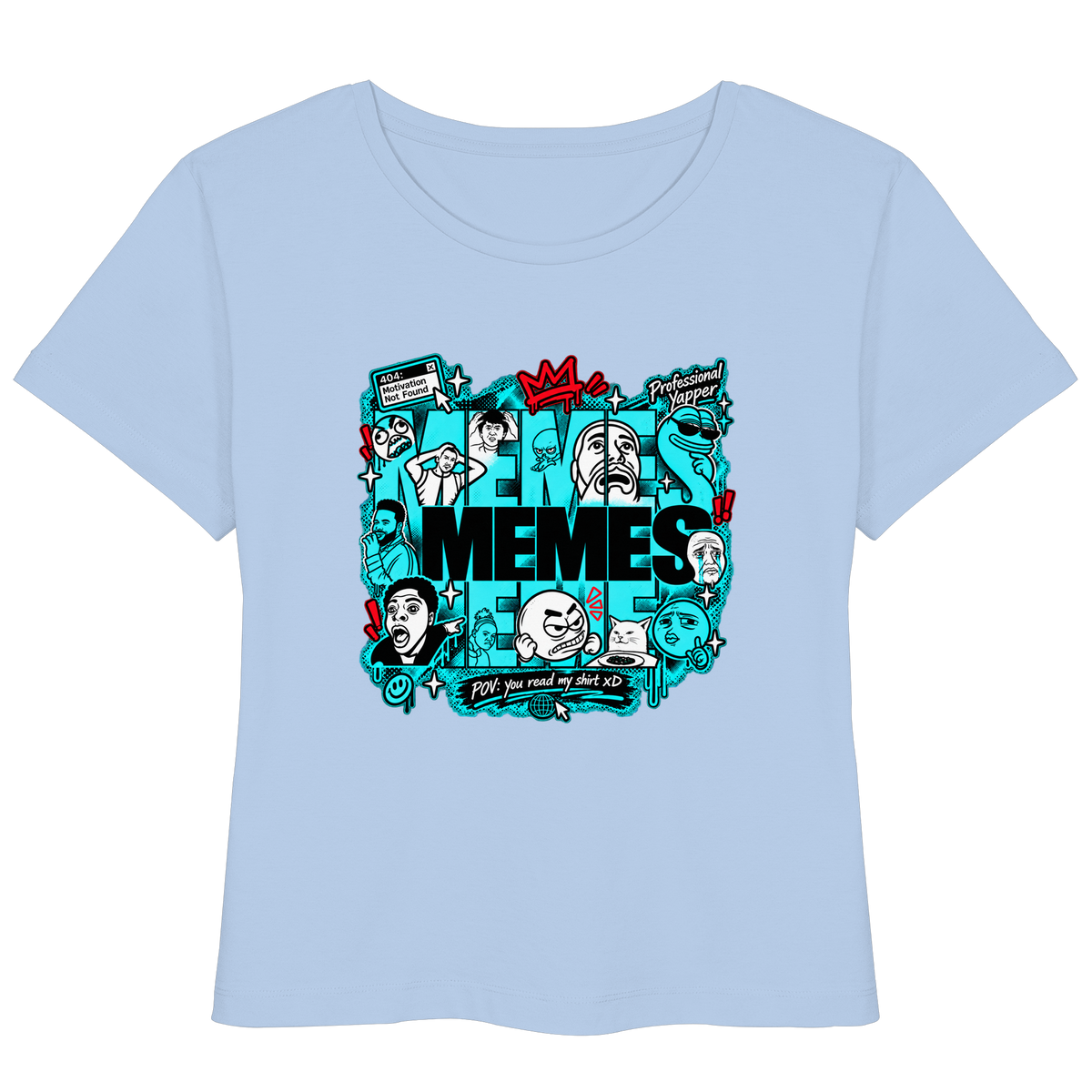 The Meme - Womens Organic Lightweight T-Shirt