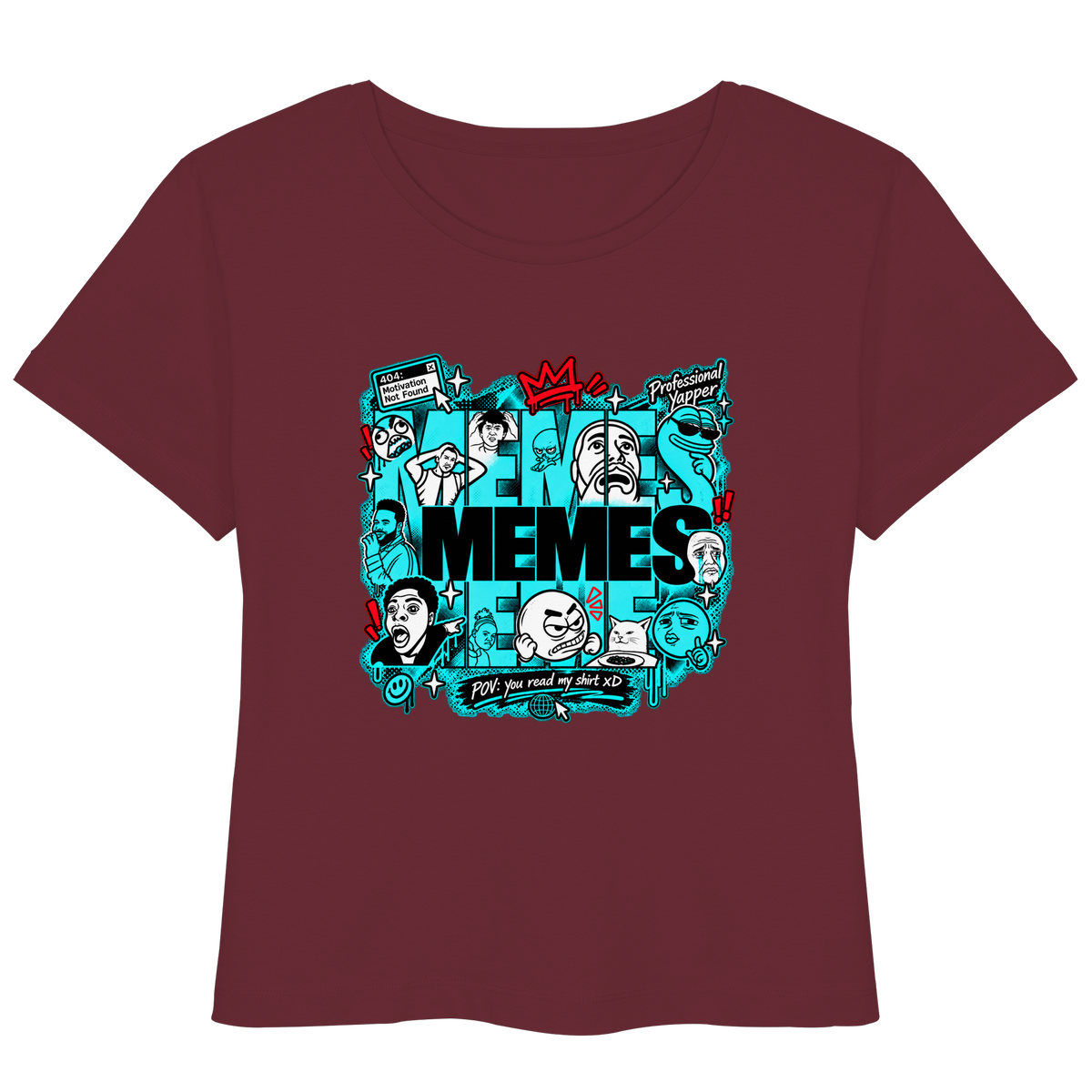 The Meme - Womens Organic Lightweight T-Shirt