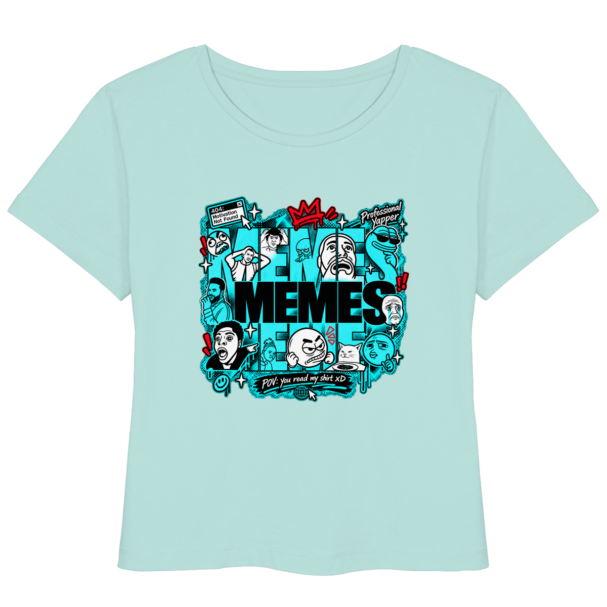 The Meme - Womens Organic Lightweight T-Shirt