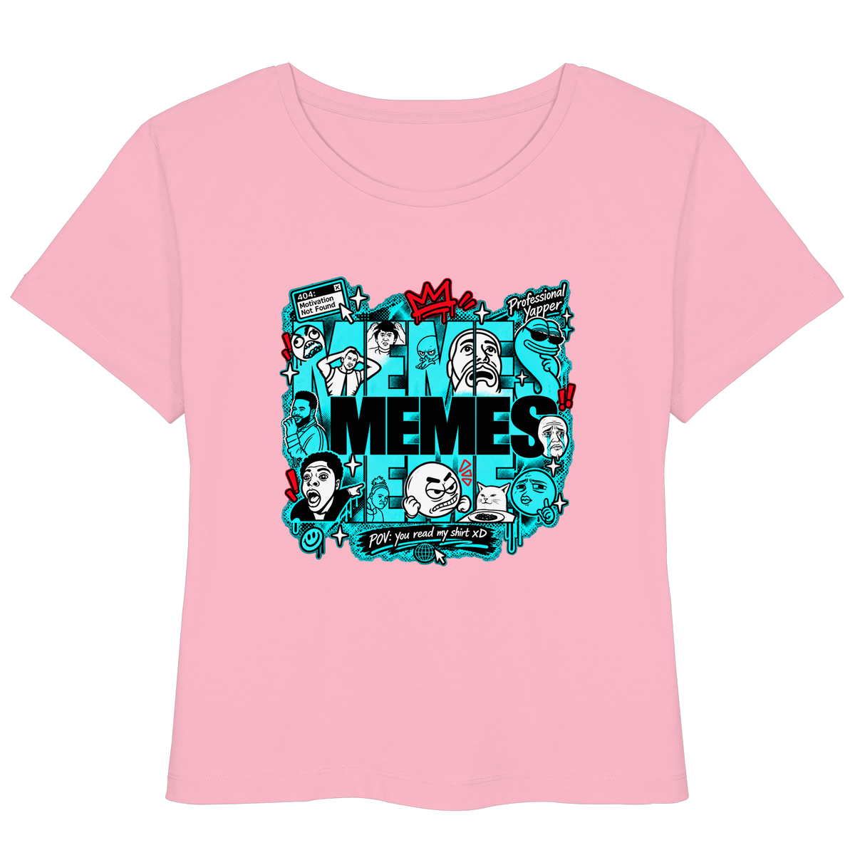 The Meme - Womens Organic Lightweight T-Shirt