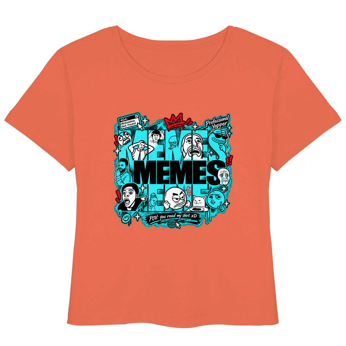 The Meme - Womens Organic Lightweight T-Shirt