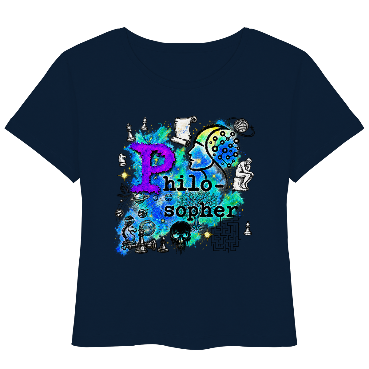 The Philosopher - Womens Organic Lightweight T-Shirt