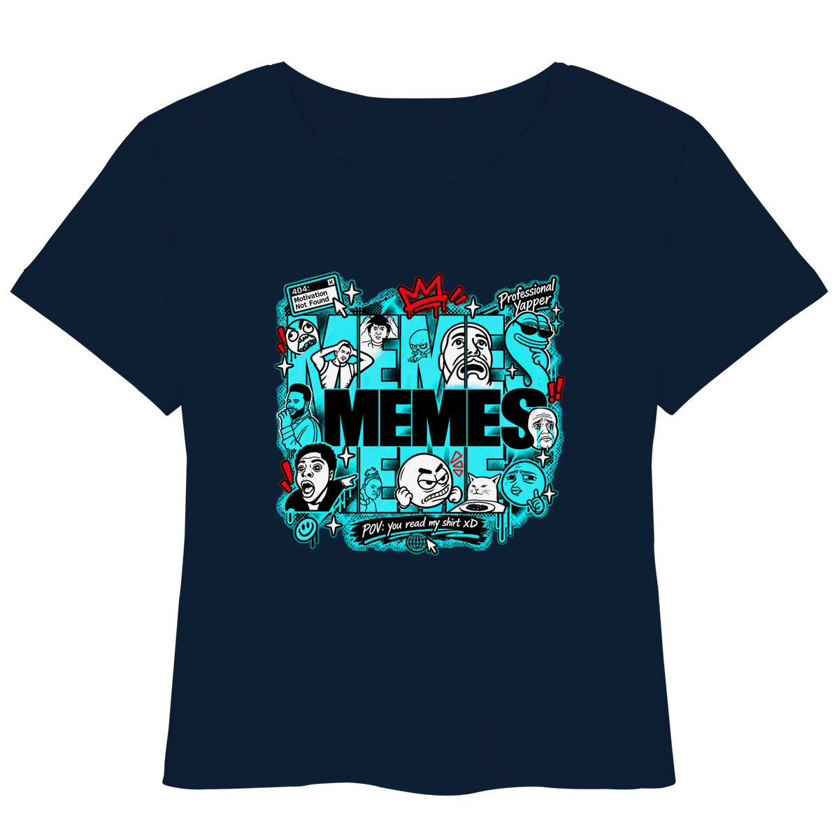 The Meme - Womens Organic Lightweight T-Shirt