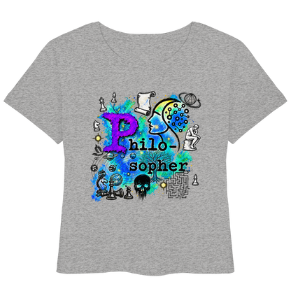 The Philosopher - Womens Organic Lightweight T-Shirt