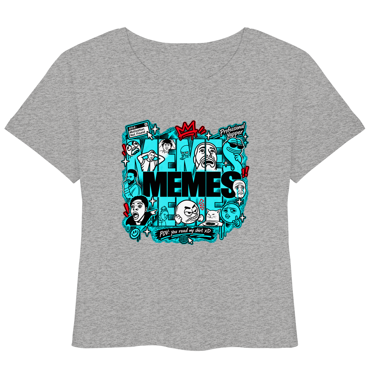 The Meme - Womens Organic Lightweight T-Shirt