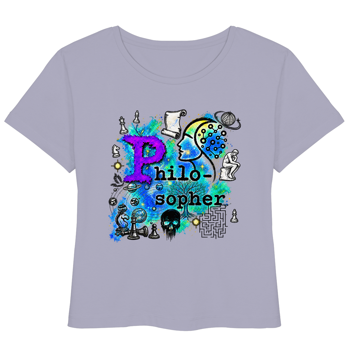 The Philosopher - Womens Organic Lightweight T-Shirt
