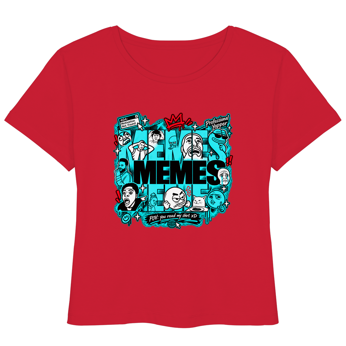 The Meme - Womens Organic Lightweight T-Shirt