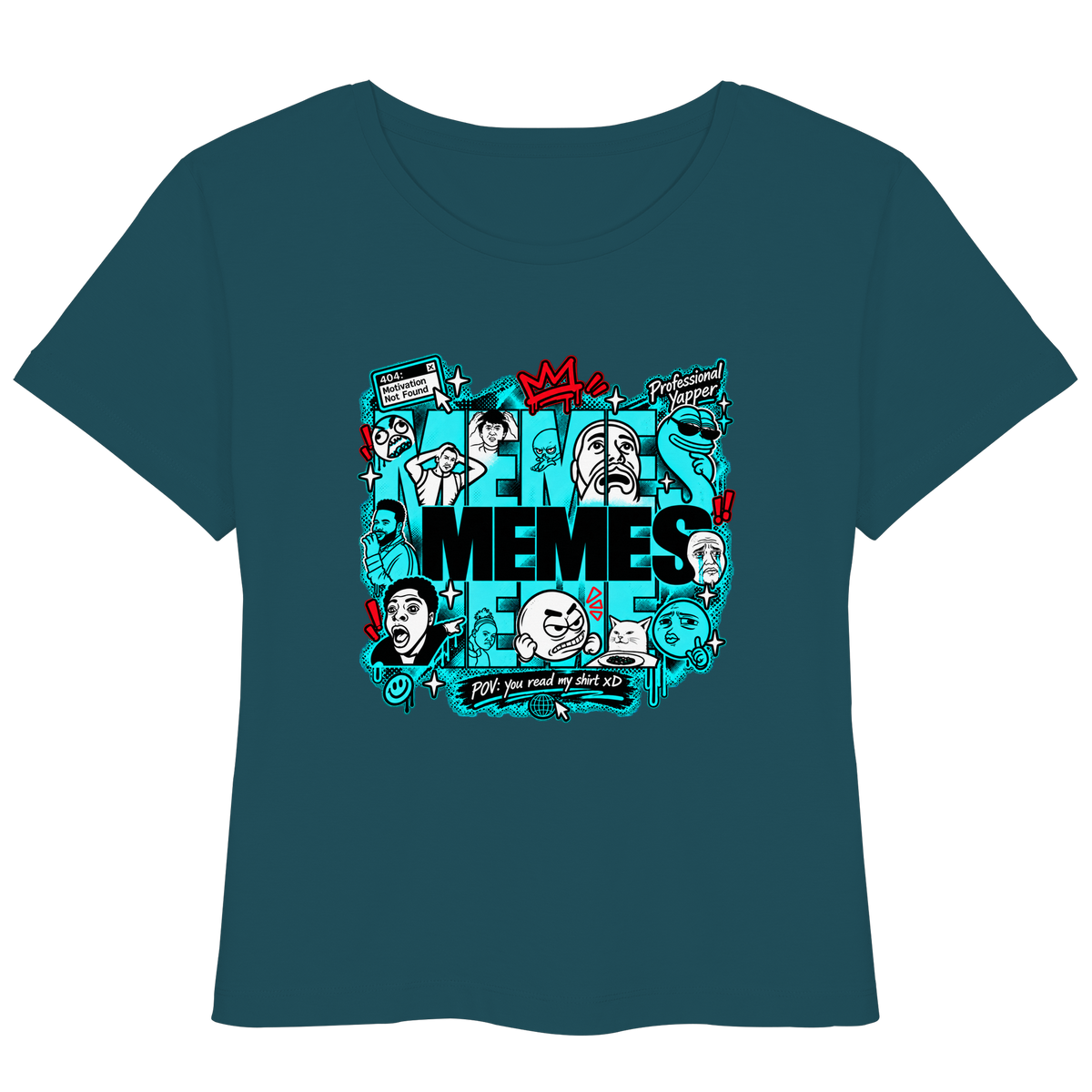 The Meme - Womens Organic Lightweight T-Shirt
