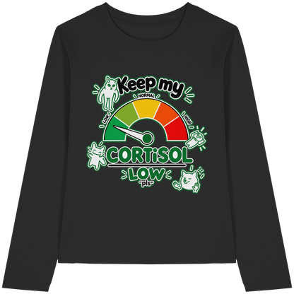 low CORTiSOL - Womens Organic Longsleeve T-Shirt