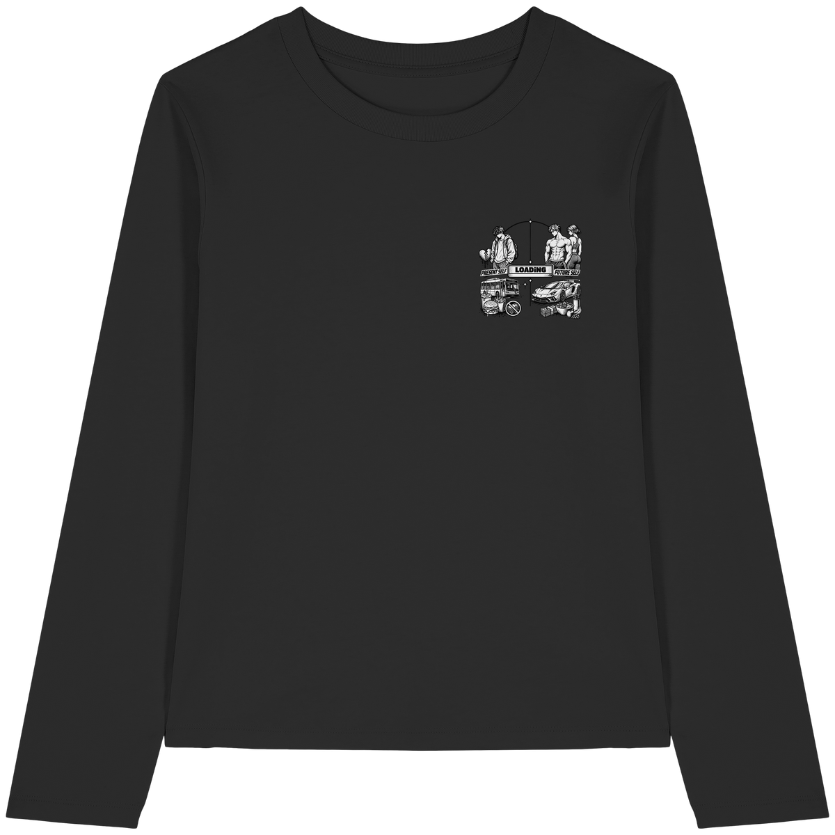 LOADiNG BASiCS - Womens Organic Longsleeve T-Shirt