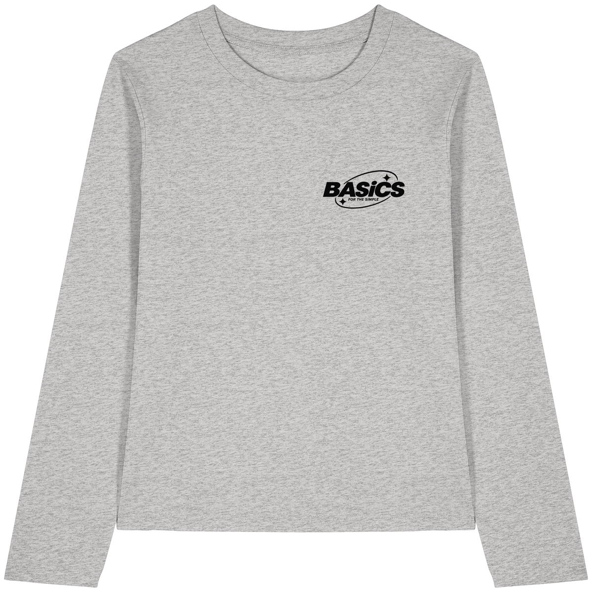 BASiCS - For the SIMPLE - Womens Organic Longsleeve T-Shirt