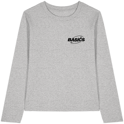 BASiCS - For the SIMPLE - Womens Organic Longsleeve T-Shirt
