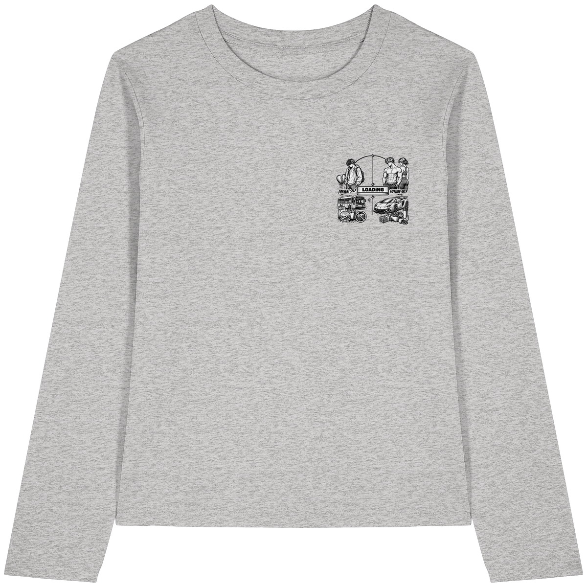 LOADiNG BASiCS - Womens Organic Longsleeve T-Shirt