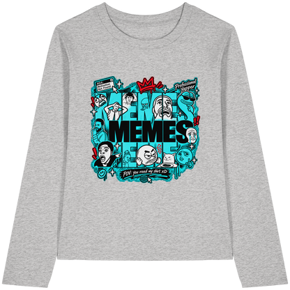 The Meme - Womens Organic Longsleeve T-Shirt