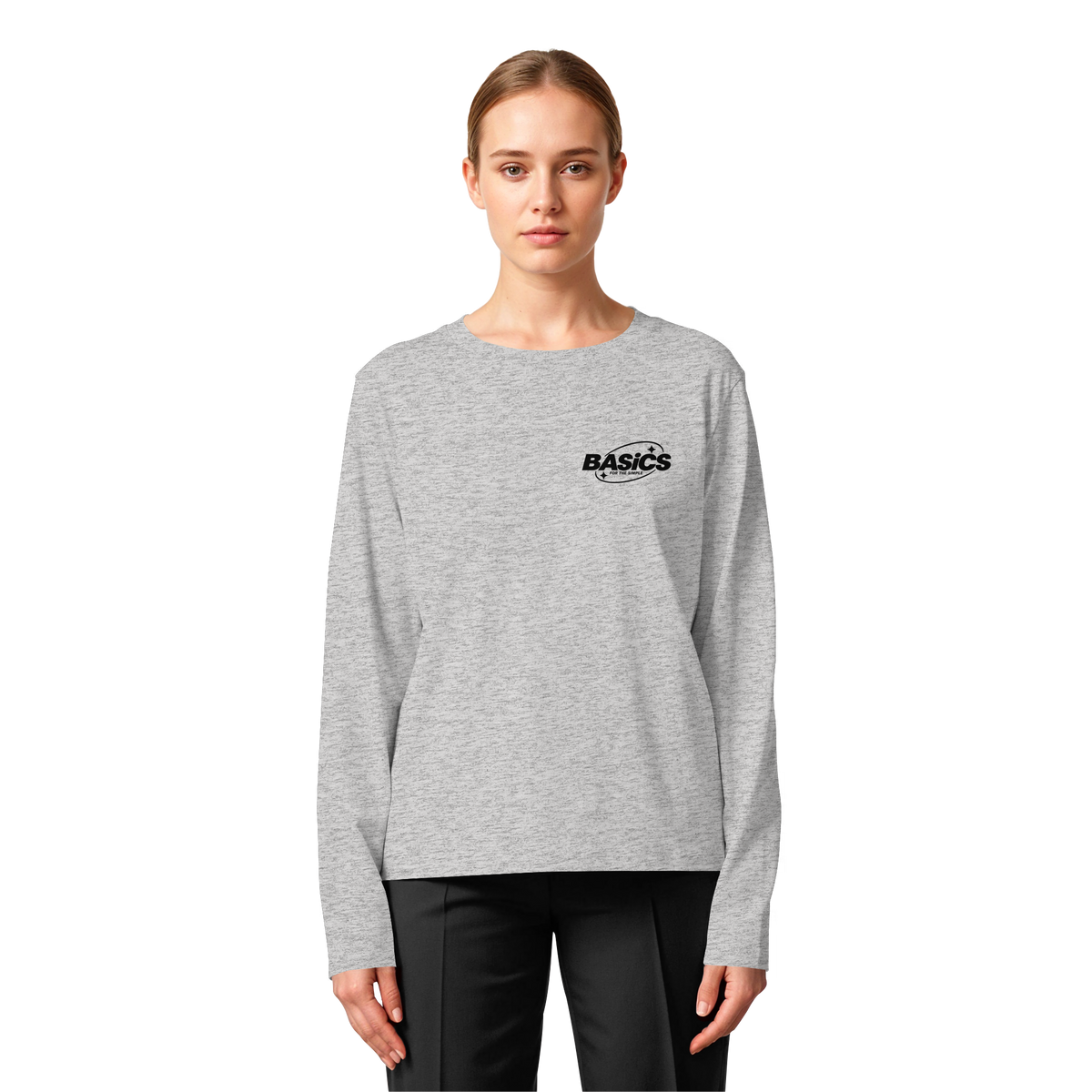 BASiCS - For the SIMPLE - Womens Organic Longsleeve T-Shirt