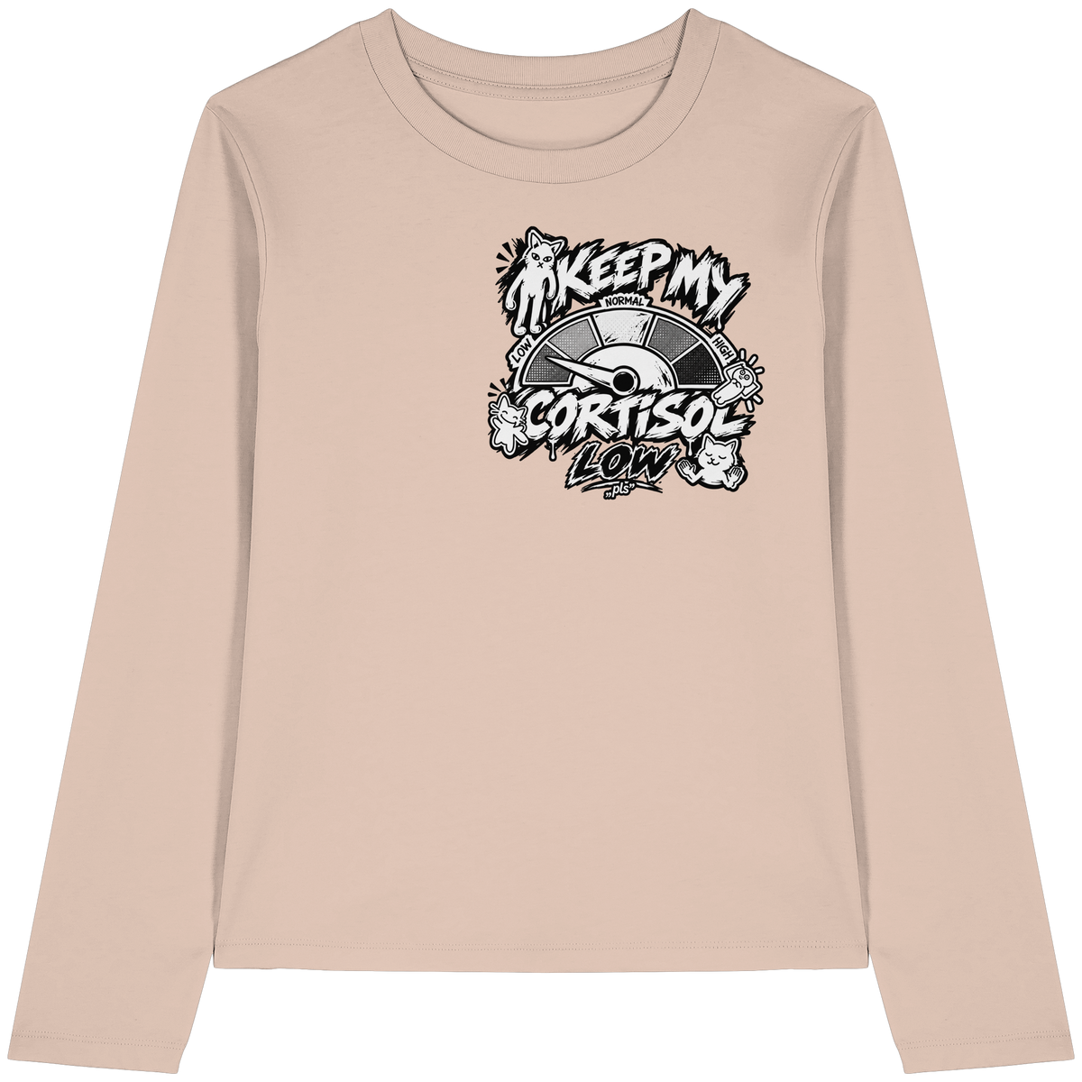 low CORTiSOL - Womens Organic Longsleeve T-Shirt