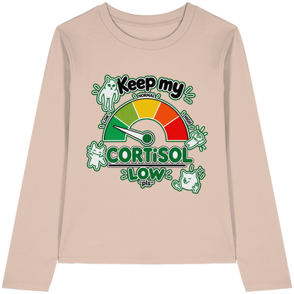 low CORTiSOL - Womens Organic Longsleeve T-Shirt