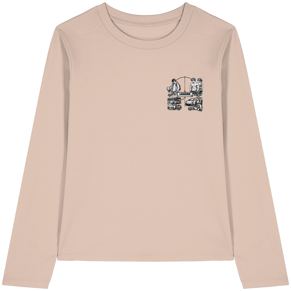 LOADiNG BASiCS - Womens Organic Longsleeve T-Shirt