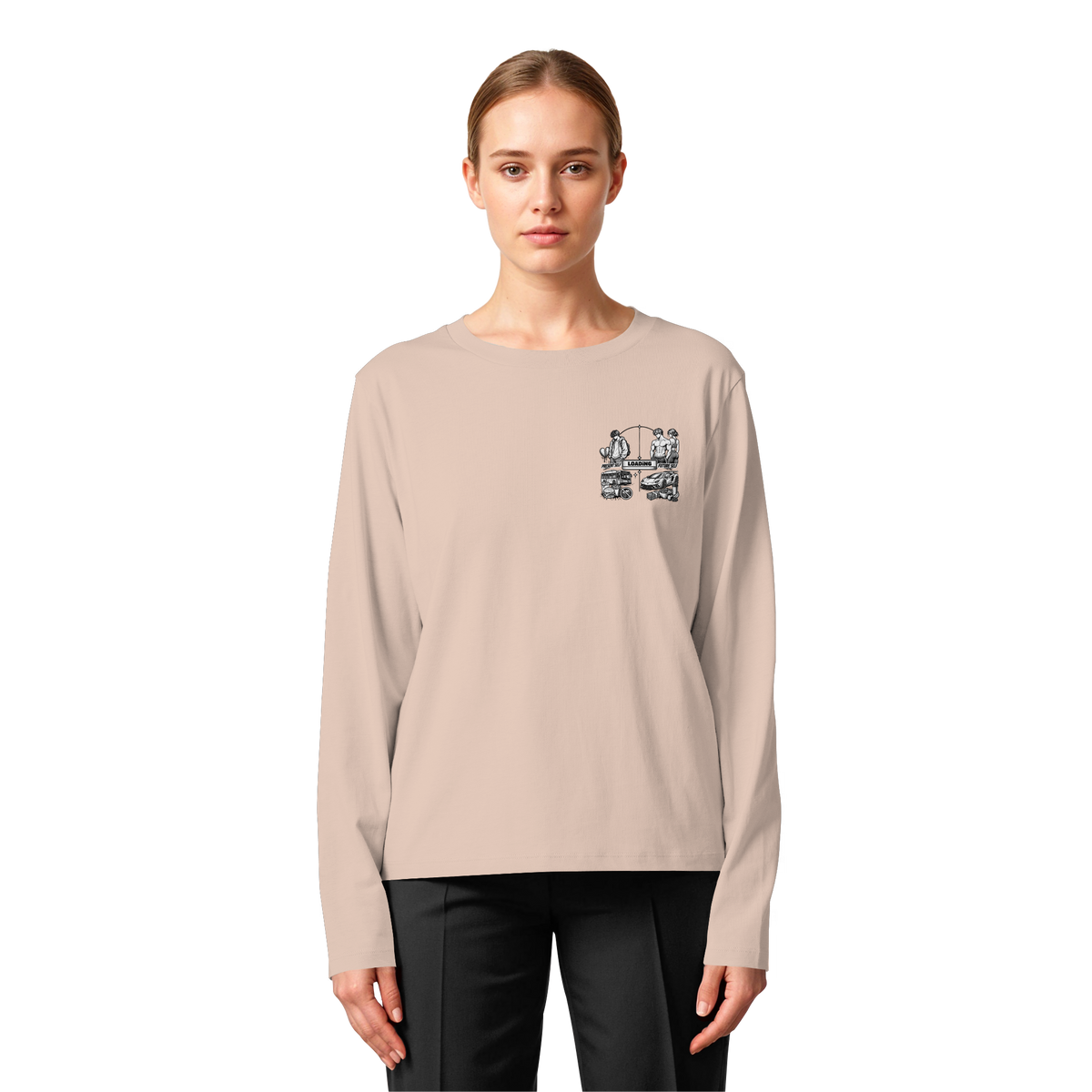 LOADiNG BASiCS - Womens Organic Longsleeve T-Shirt