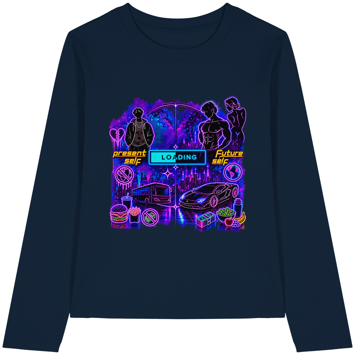 LOADiNG - Womens Organic Longsleeve T-Shirt