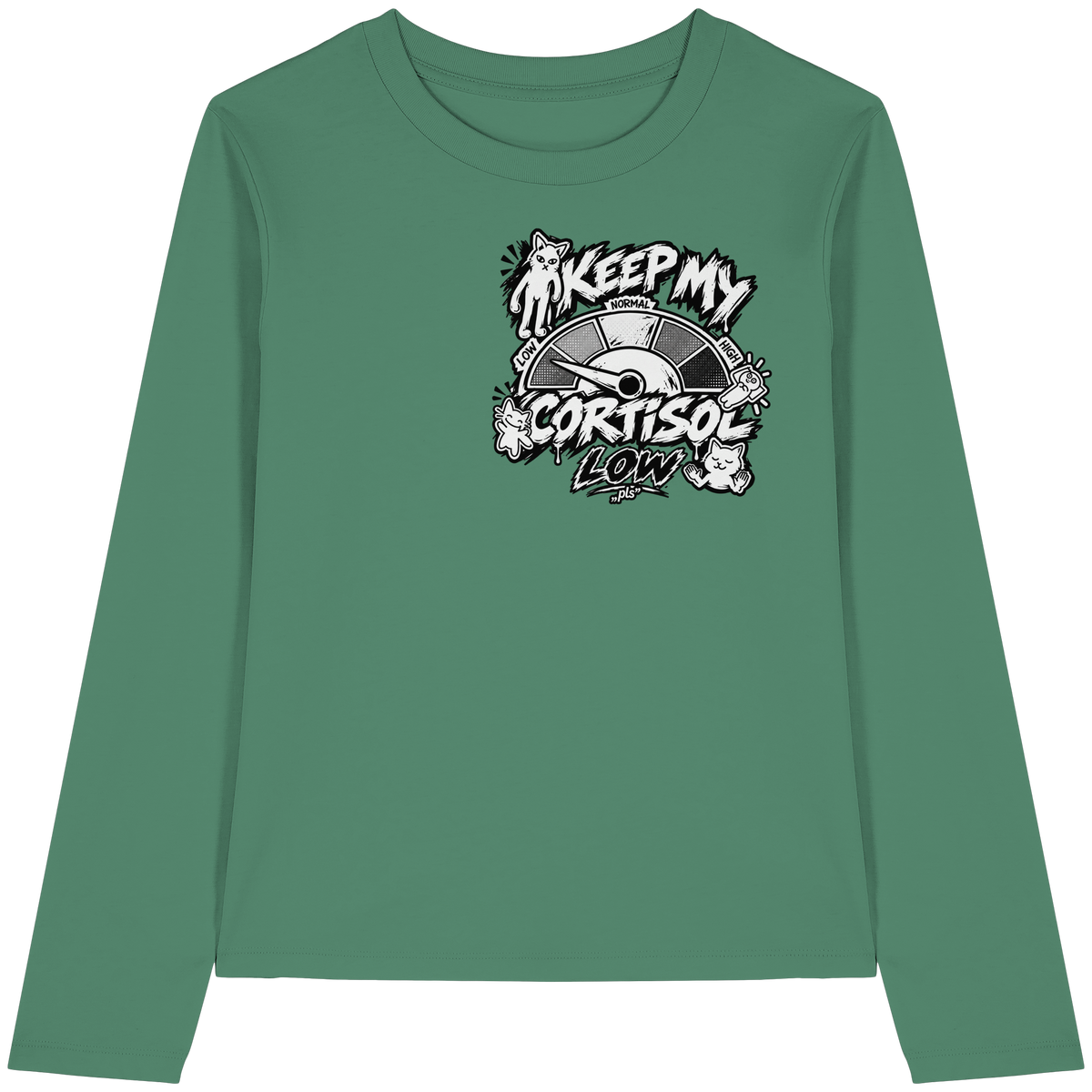 low CORTiSOL - Womens Organic Longsleeve T-Shirt
