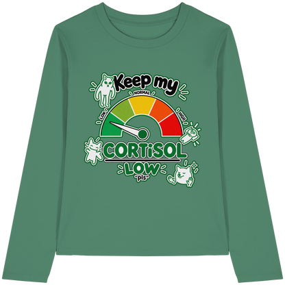 low CORTiSOL - Womens Organic Longsleeve T-Shirt