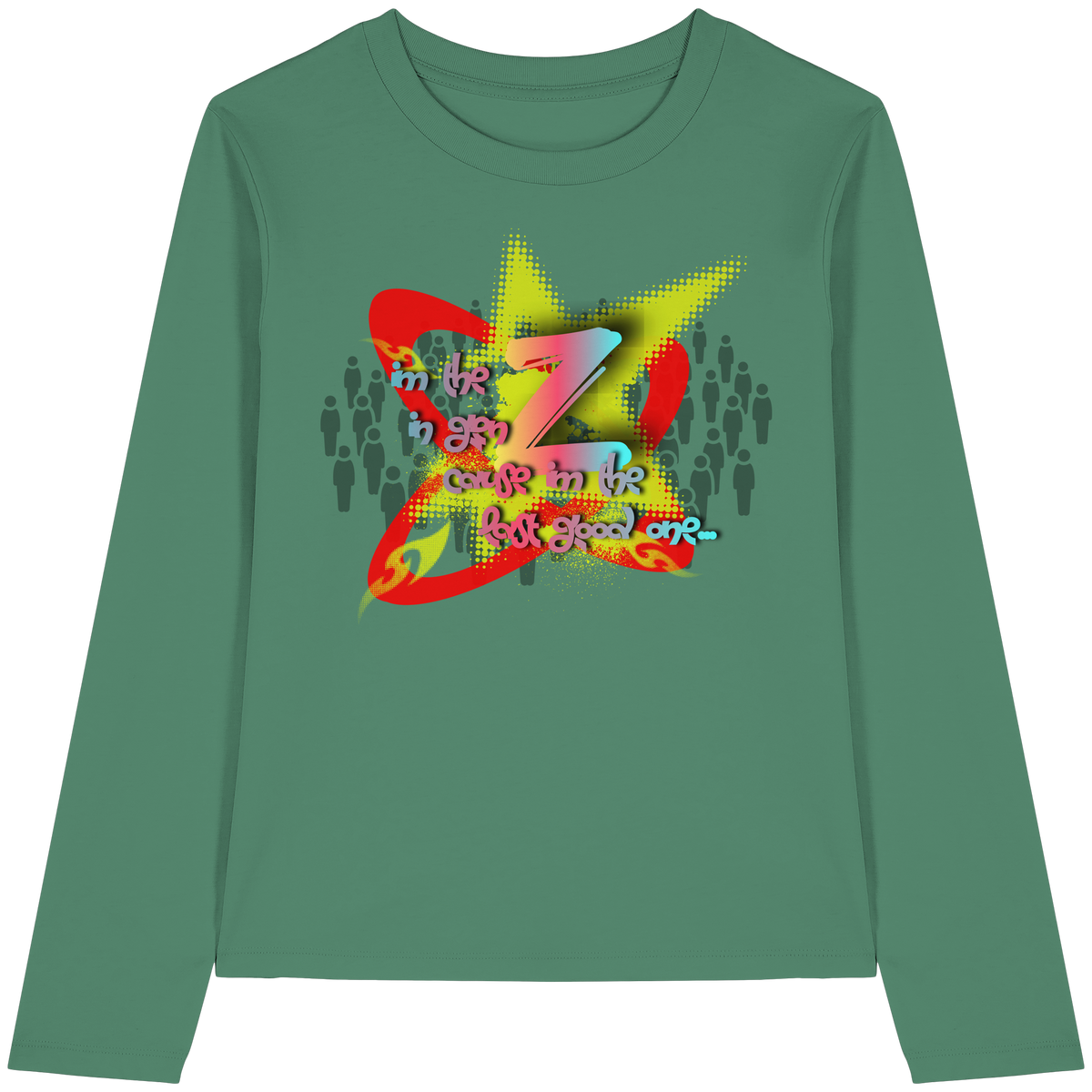 The Rebellion Z - Womens Organic Longsleeve T-Shirt