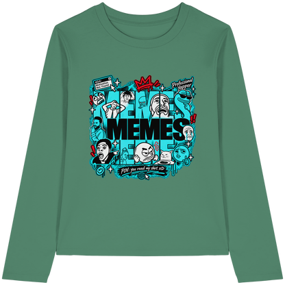 The Meme - Womens Organic Longsleeve T-Shirt
