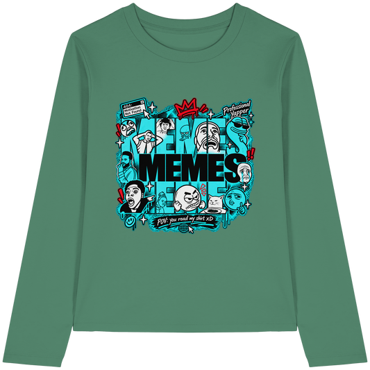 The Meme - Womens Organic Longsleeve T-Shirt