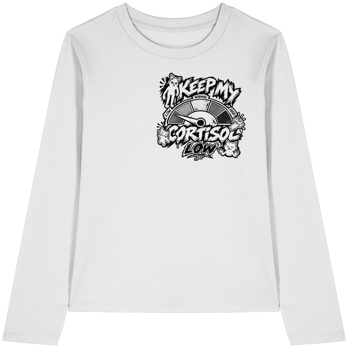 low CORTiSOL - Womens Organic Longsleeve T-Shirt