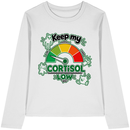 low CORTiSOL - Womens Organic Longsleeve T-Shirt