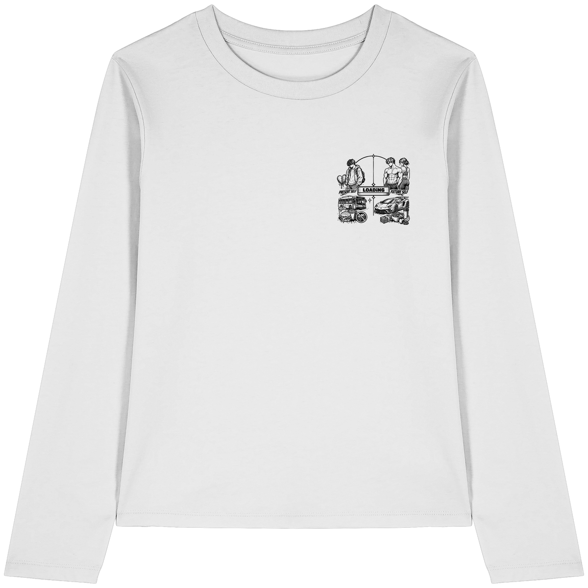 LOADiNG BASiCS - Womens Organic Longsleeve T-Shirt