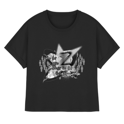 The Rebellion Z BASiC - Womens Organic Rolled Sleeves T-Shirt