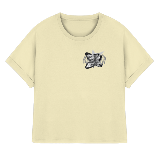 The Rebellion Z BASiCS - Womens Organic Rolled Sleeves T-Shirt