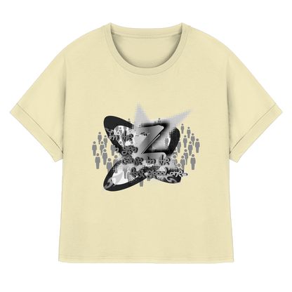 The Rebellion Z BASiC - Womens Organic Rolled Sleeves T-Shirt
